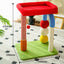 Compact & Colourful Sisal Scratching Post with Hanging Ball Toy
