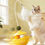 2 Pack Interactive Wobble Toys - Wobbly Treats, Feathers and Catnip Balls! - Pink