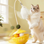 2 Pack Interactive Wobble Toys - Wobbly Treats, Feathers and Catnip Balls! - Yellow