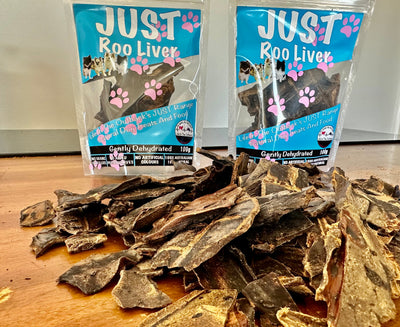 100g JUST Roo Liver - Premium Dog Treats