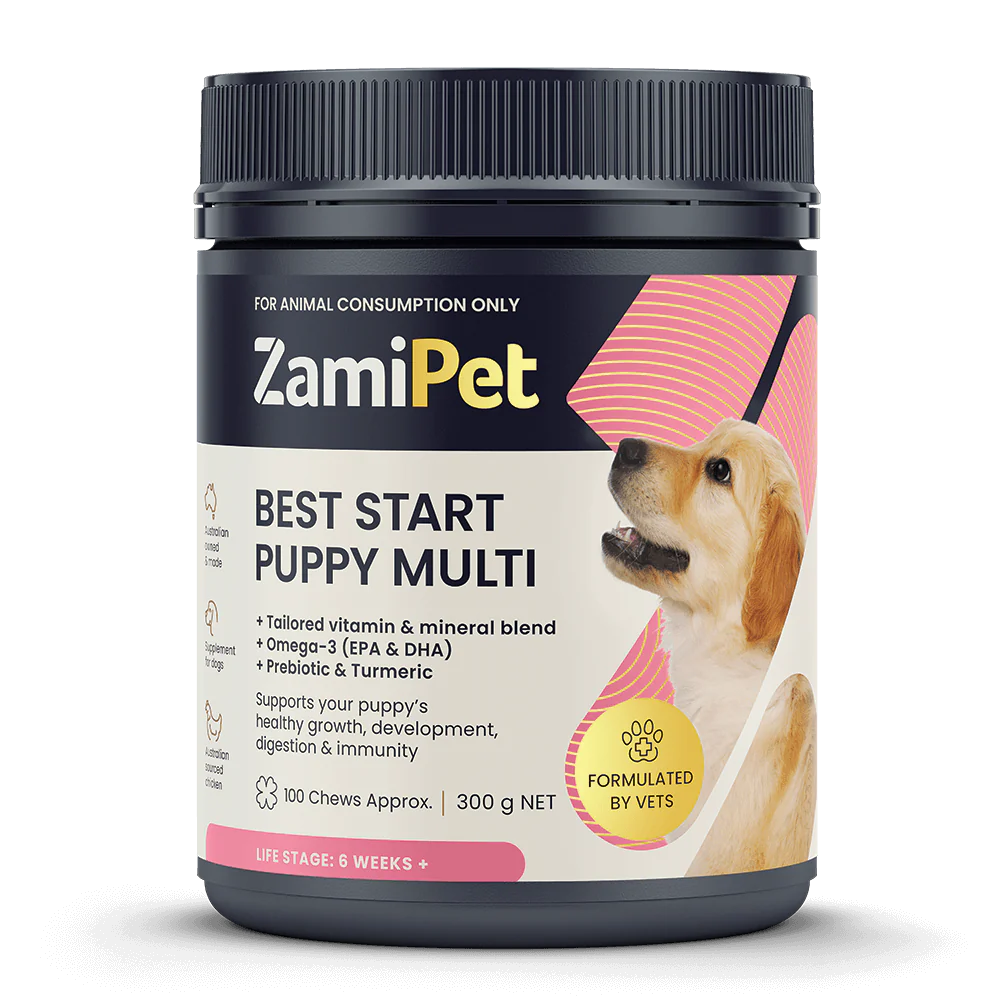 ZamiPet Best Start Puppy Multi - Optimal Nutrition, 100 Chews