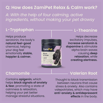 ZamiPet – Relax & Calm Chews - Made with Australian Chicken