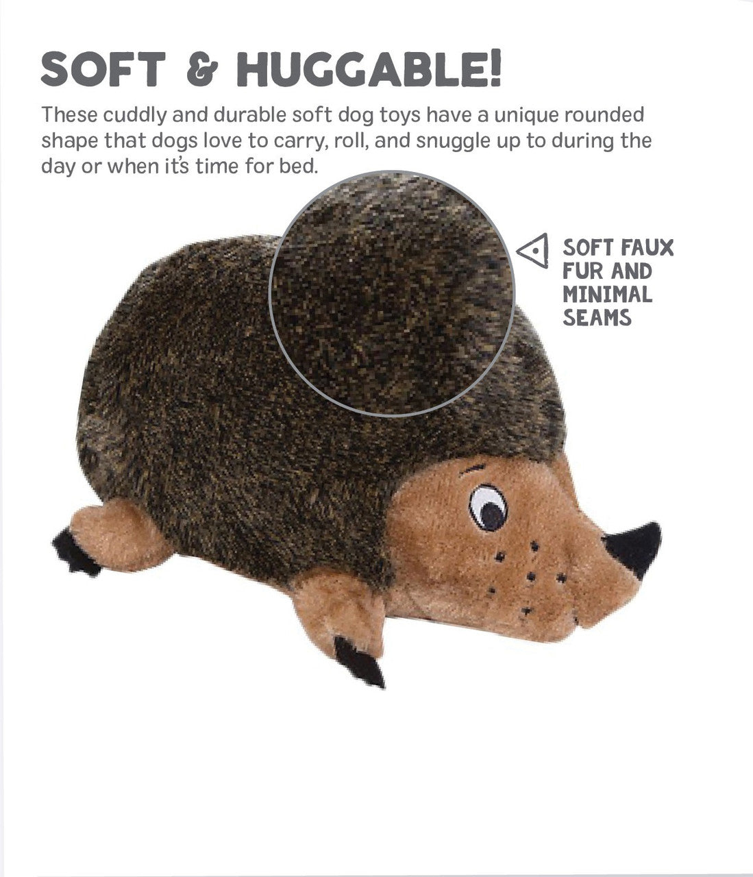 Outward Hound – Plush Hedgehogz for Dogs - Grunt and Squeak!