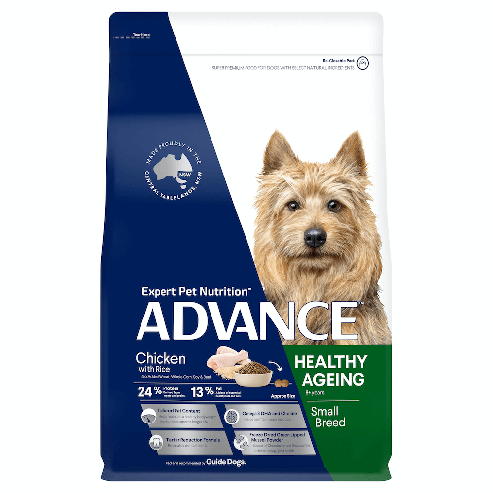Advance Adult Dog Food for Small Breeds – Healthy Ageing 3kg