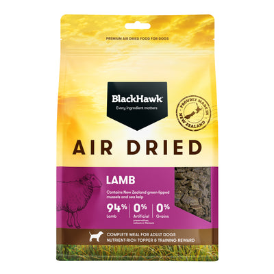 Black Hawk Dog Food – Air Dried Lamb - Also Use as a Tasty, High Protein Treat! 450g