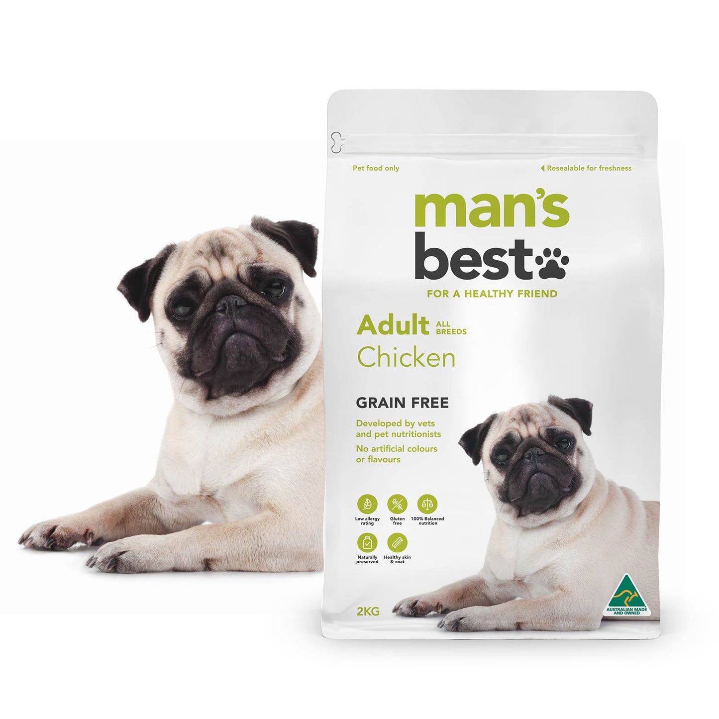 Man’s Best – Premium Grain Free Adult Dog Food – Chicken