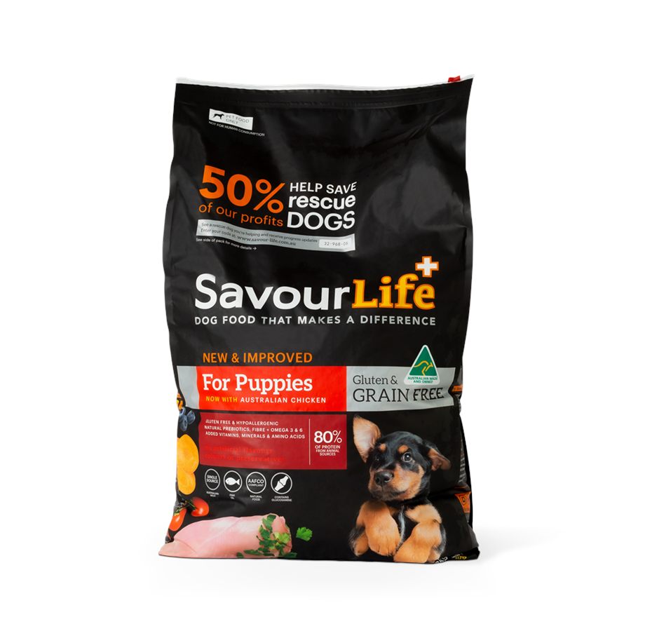 SavourLife Grain Free Food For Puppies – Australian Chicken