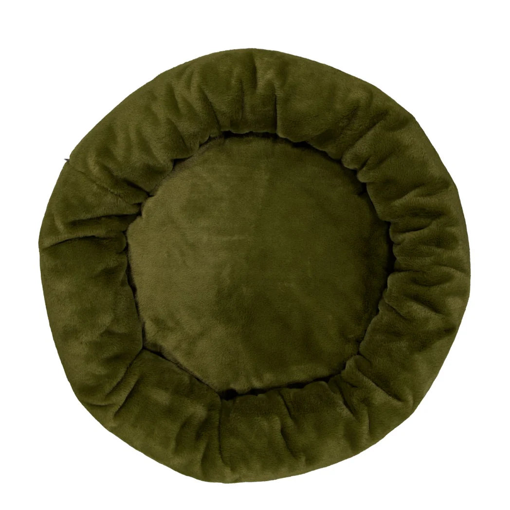 Snooza Luxe Fur Cuddler Pet Bed in Leaf - Unparalleled Comfort - Three Sizes