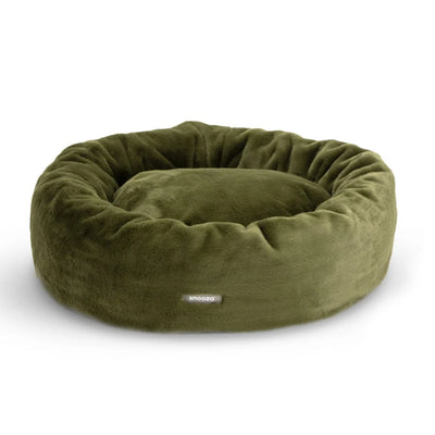 Snooza Luxe Fur Cuddler Pet Bed in Leaf - Unparalleled Comfort - Three Sizes