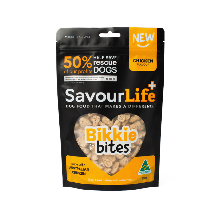 SavourLife Peanut Butter Bikkie Bites - Irresistible Treats for Dogs!