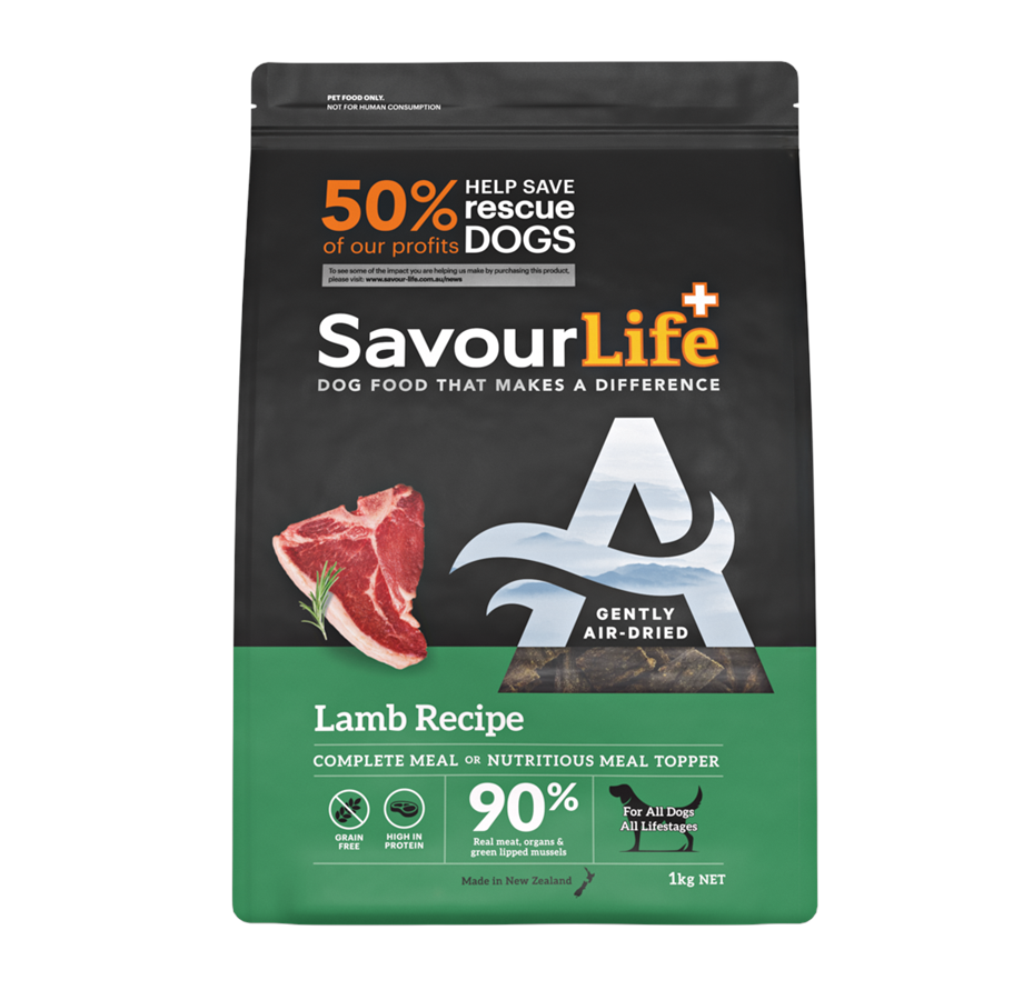 SavourLife Adult Dog Food – Air Dried Lamb Recipe