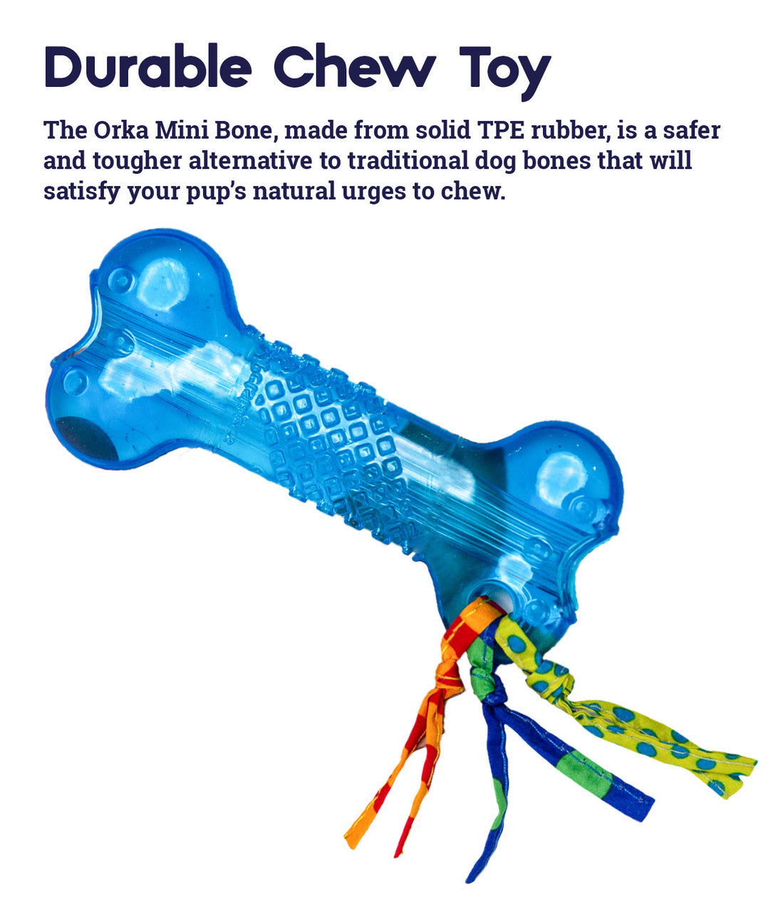 Petstages – Orka Bone Chew Toy for Dogs - Supports Dental Hygiene!